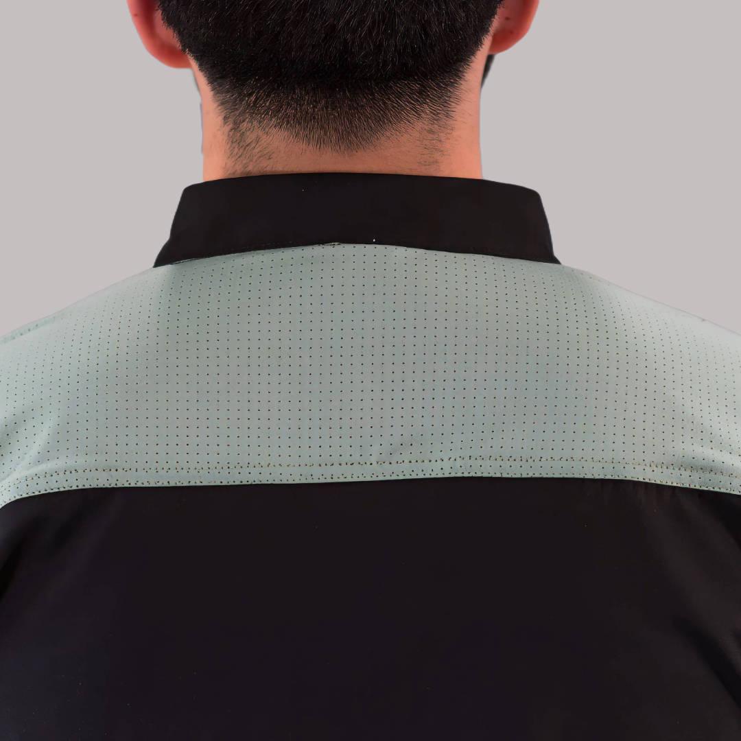 Filipina Quirúrgica Hombre Negra/Menta, Scrubs 520