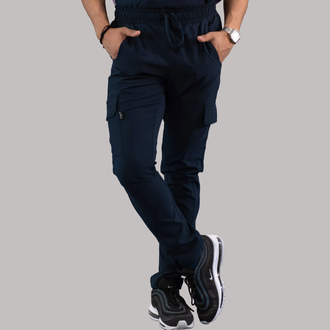 Pantalón Quirúrgico Skinny, Azul Mno F.W Hombre, Scrubs 520