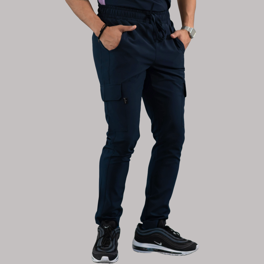 Pantalón Quirúrgico Skinny, Azul Mno F.W Hombre, Scrubs 520