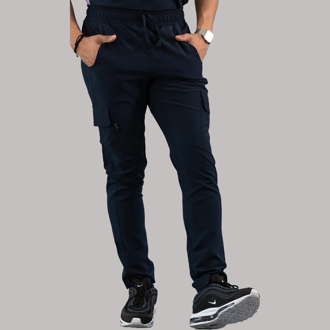 Pantalón Quirúrgico Skinny, Azul Mno F.W Hombre, Scrubs 520