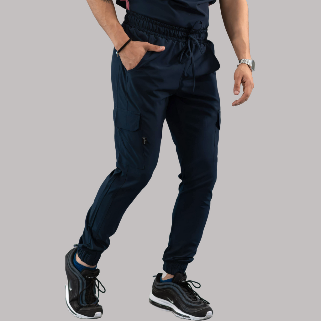 Jogger Quirúrgico Skinny, Azul Mno F.W Hombre, Scrubs 520