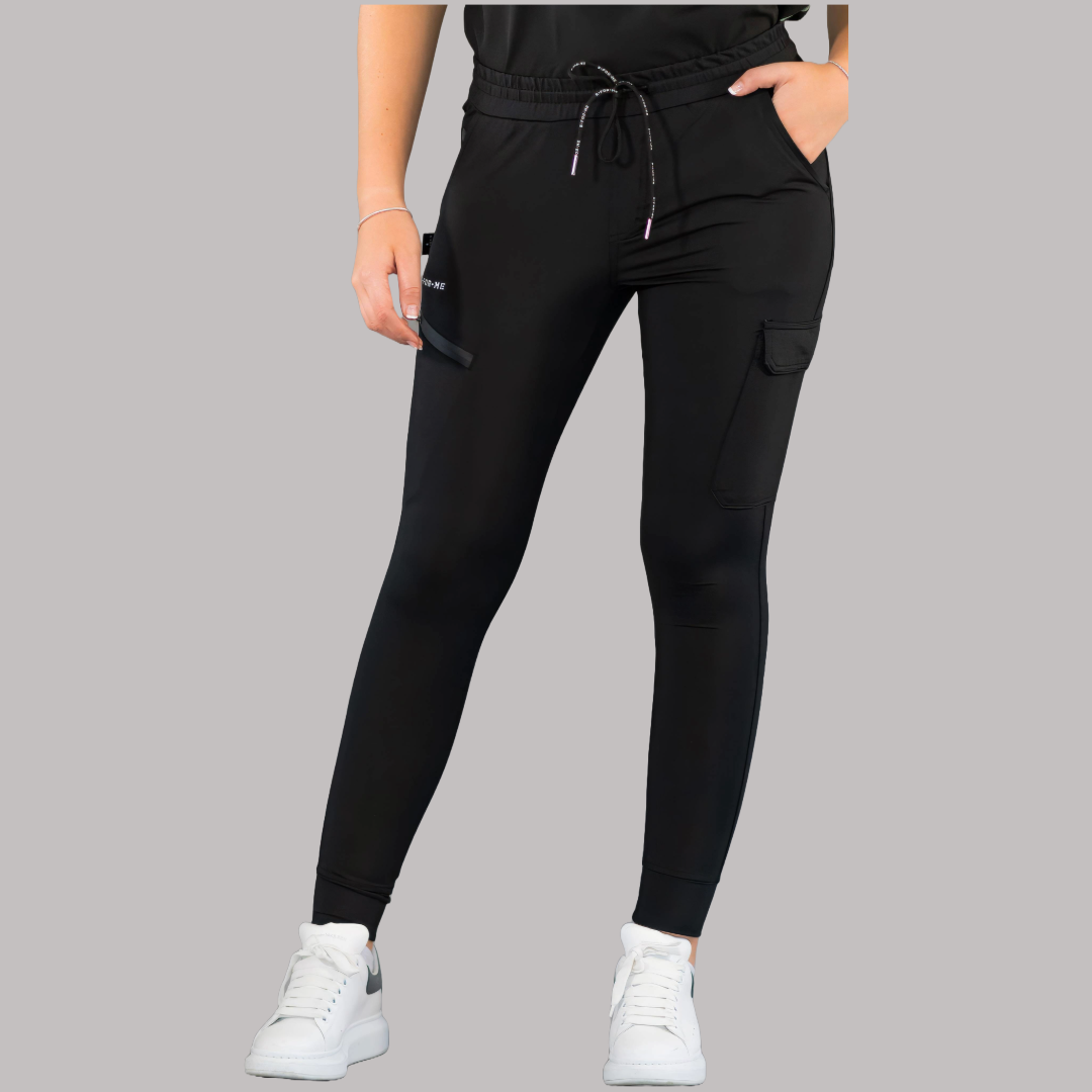Jogger Quirurgico Mujer Super Stretch Negro, Scrubs 905
