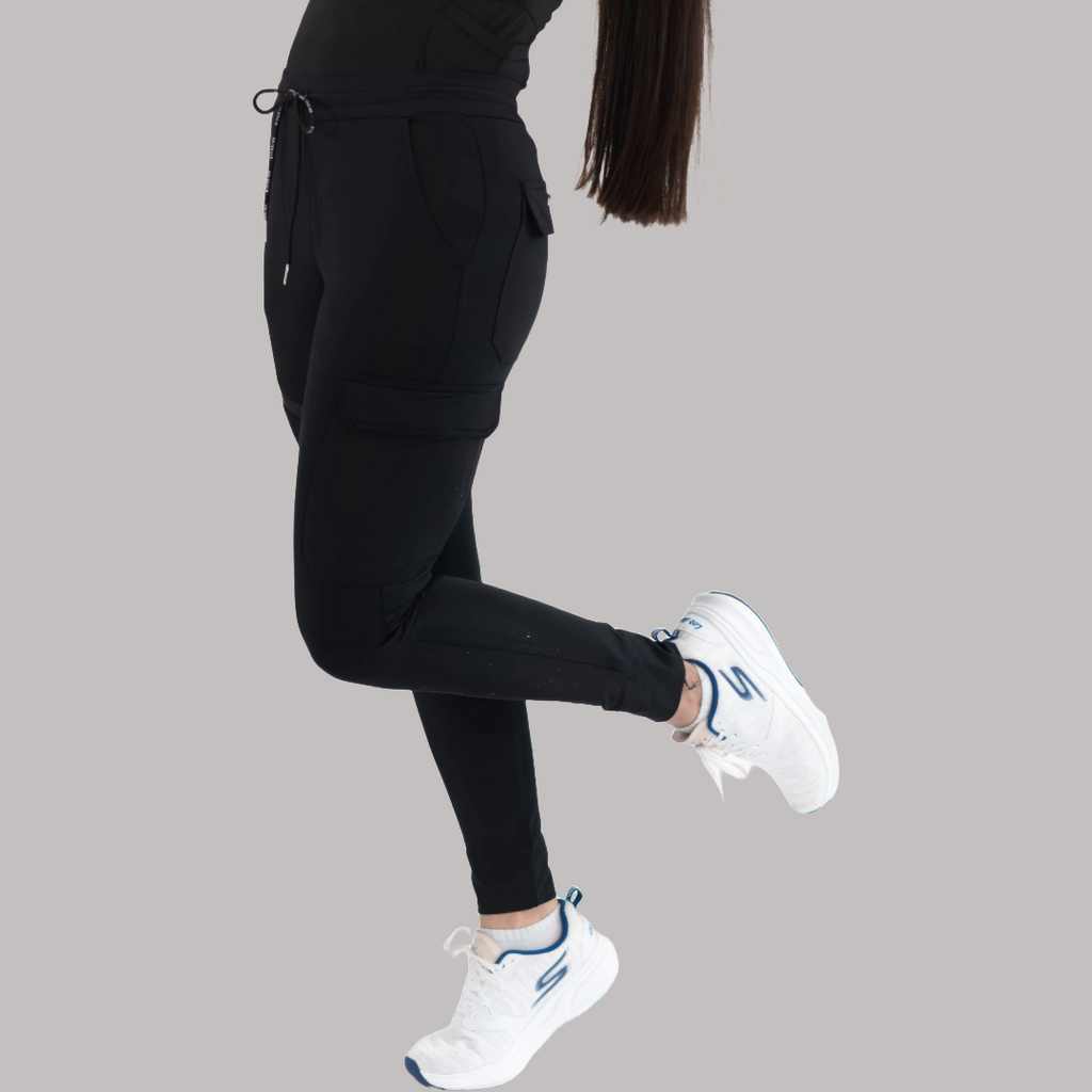 Jogger Quirurgico Mujer Super Stretch Negro, Scrubs 905