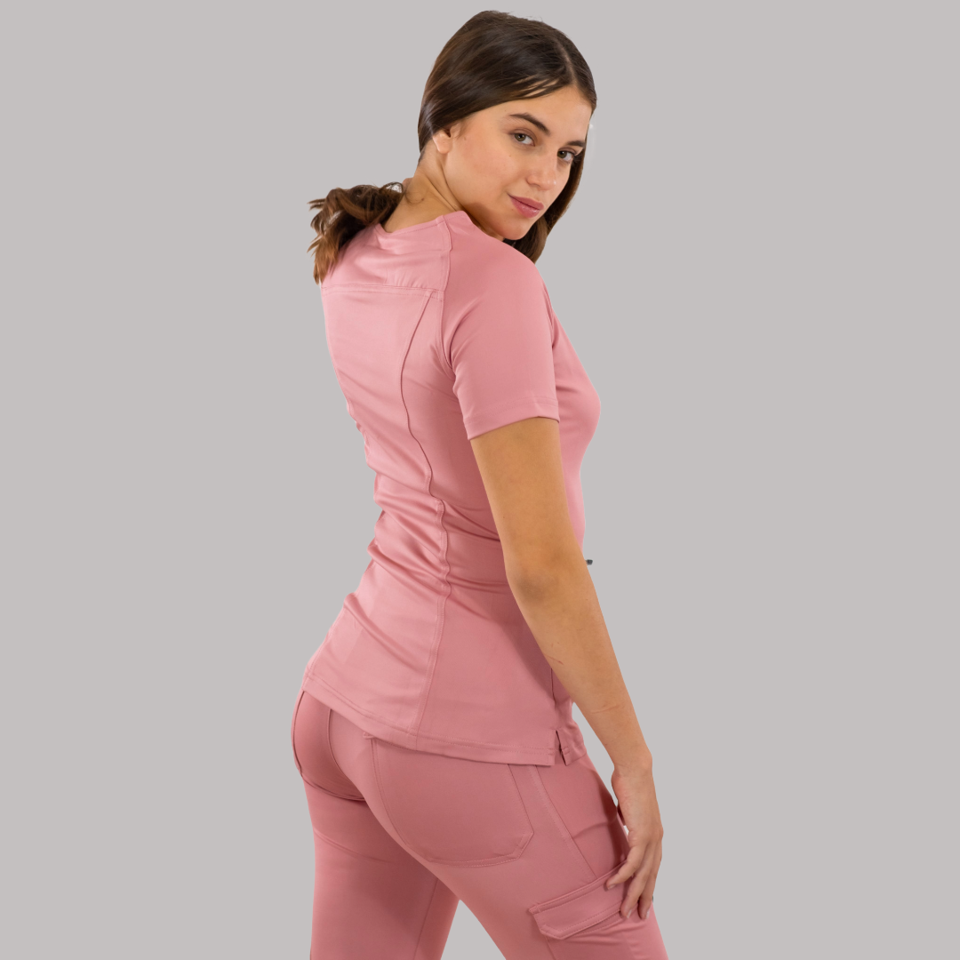 Filipina Quirúrgica Mujer Palo de Rosa, Scrubs 901