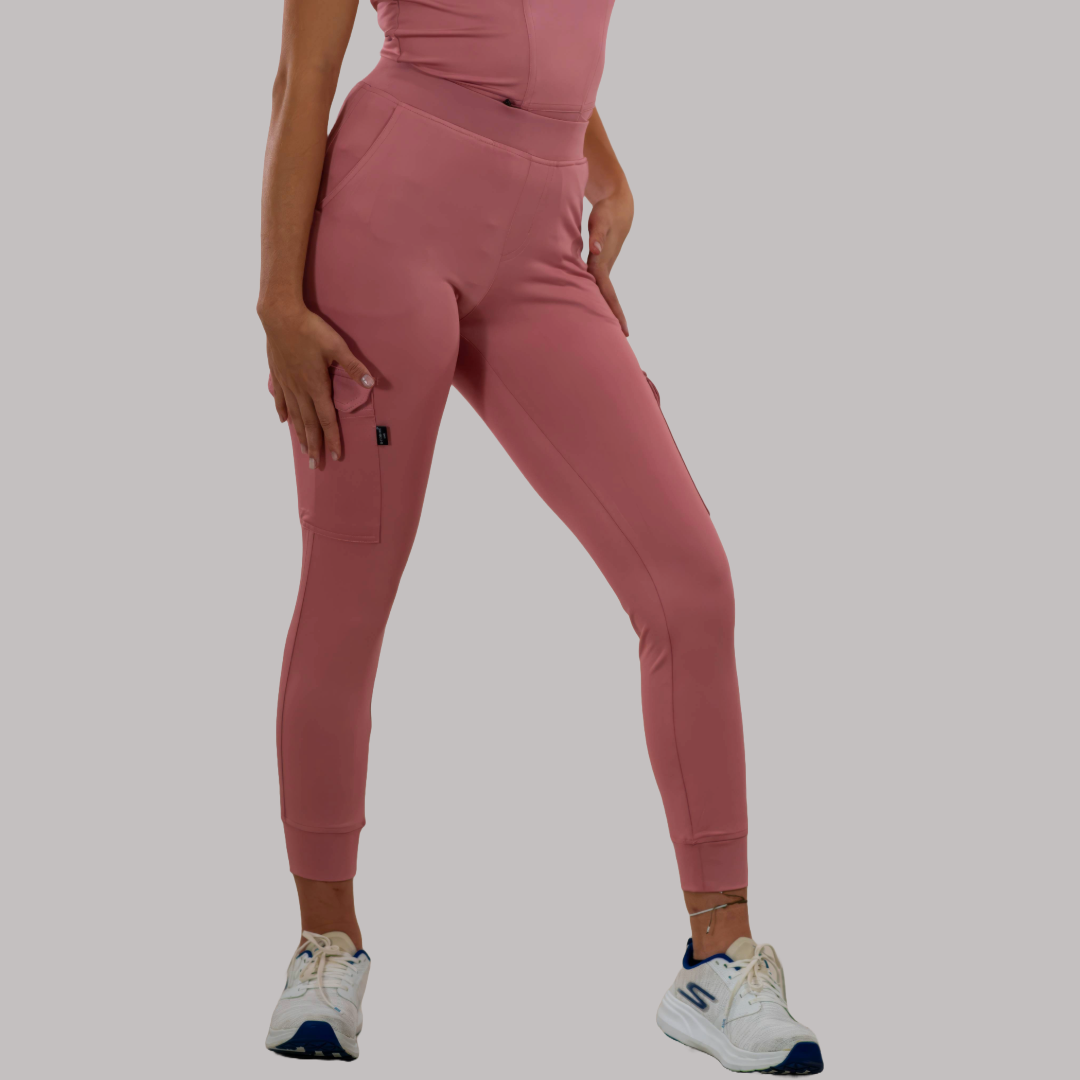 Jogger Quirúrgico, Scrubs Super Stretch Mujer 901 Palo de Rosa