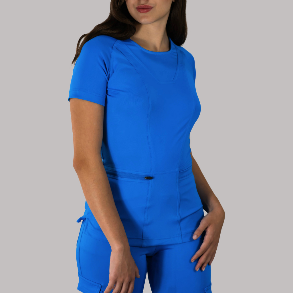 Filipina Quirúrgica Mujer Turquesa Super Stretch, Scrubs 901