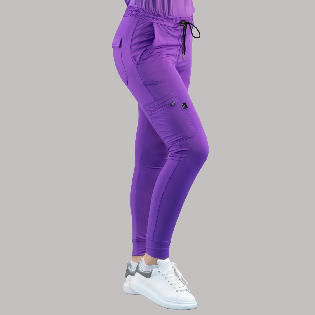 Jogger Quirurgico Morado Unisex, Super Stretch, Scrubs 901