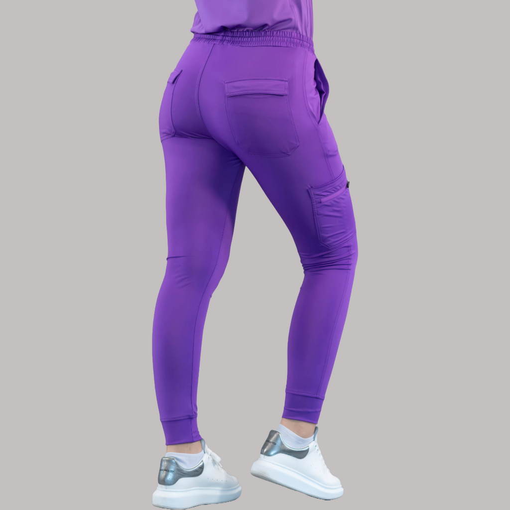 Jogger Quirurgico Morado Unisex, Super Stretch, Scrubs 901
