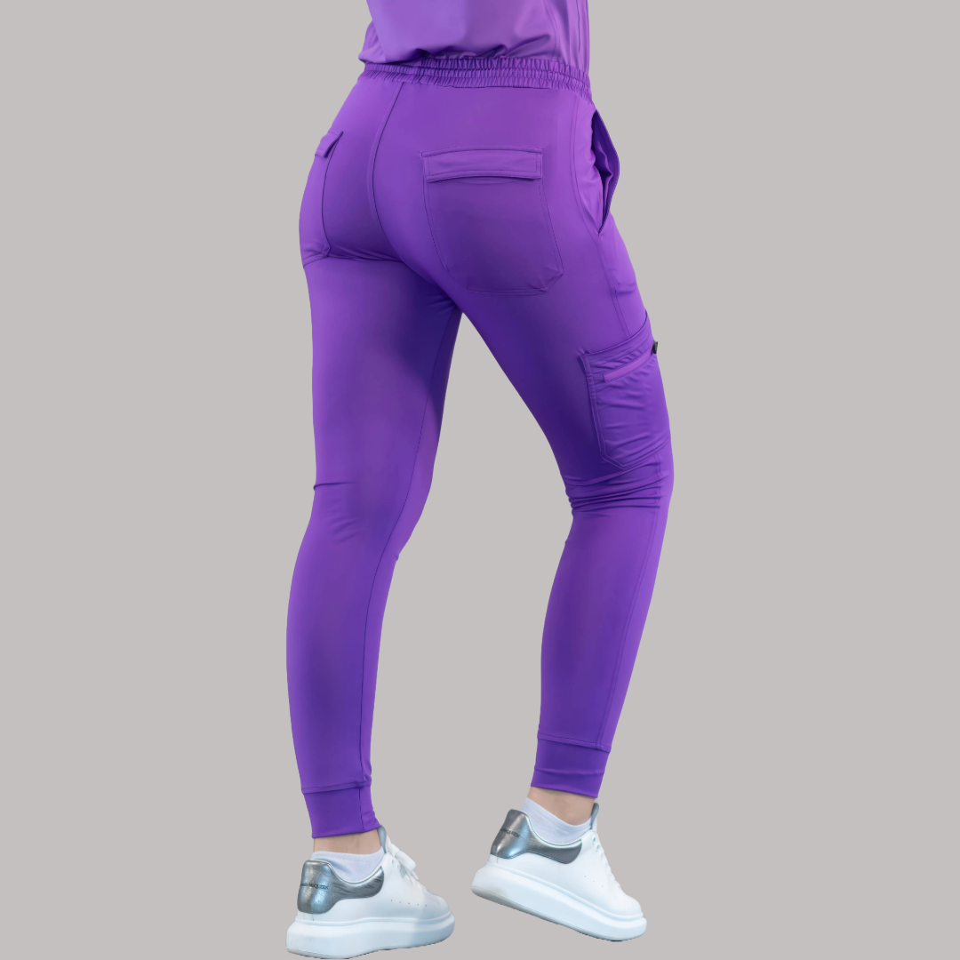 Jogger Quirurgico Morado Unisex, Super Stretch, Scrubs 901