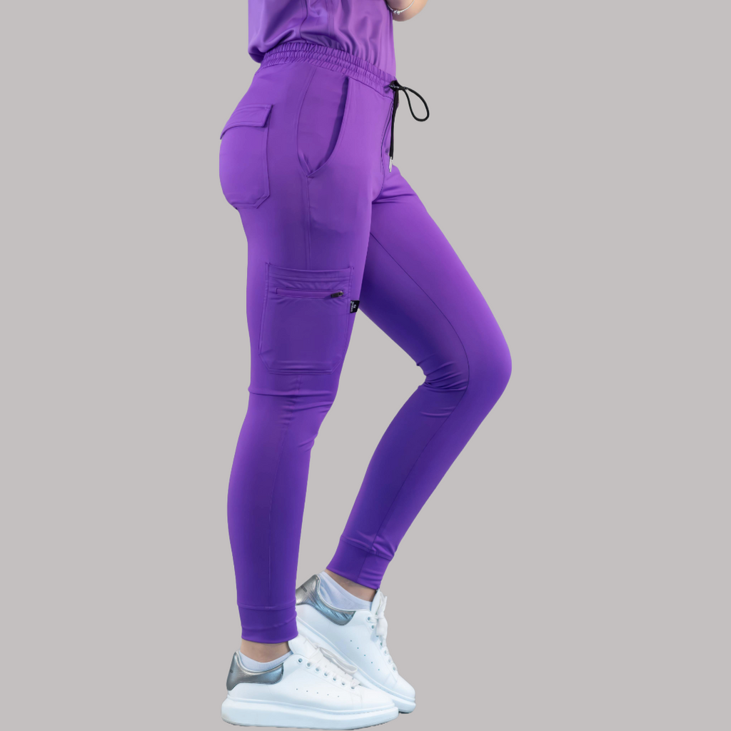 Jogger Quirurgico Morado Unisex, Super Stretch, Scrubs 901