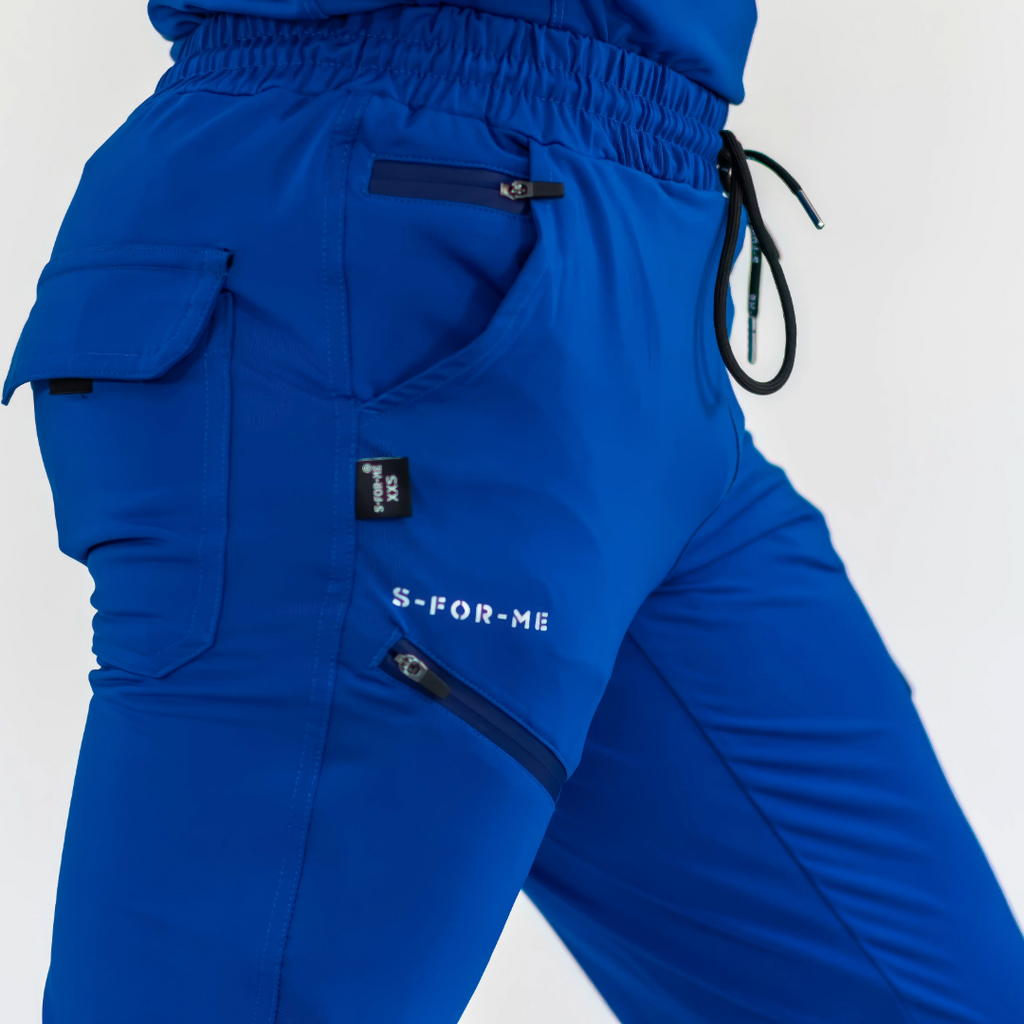 Jogger Azul Rey Super Stretch Hombre, Scrubs 905