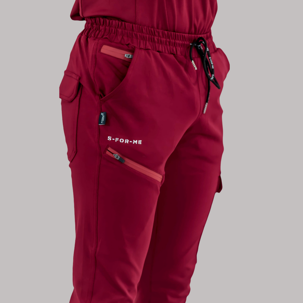 Conjunto Quirúrgico Hombre · Modelo 905 Super Stretch · Vino