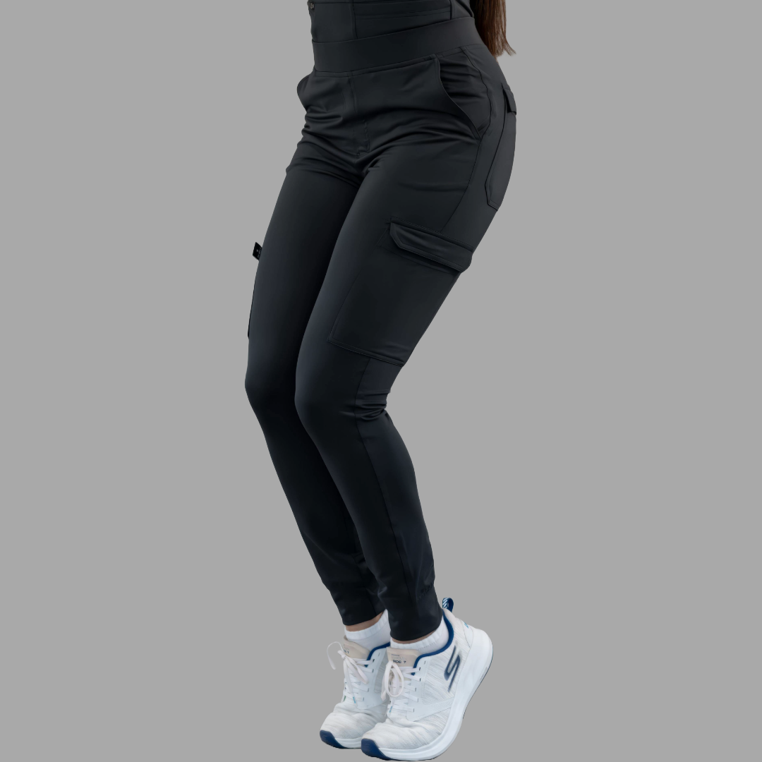 Conjunto Quirúrgico Mujer – Estilo 901 Negro | Super Stretch