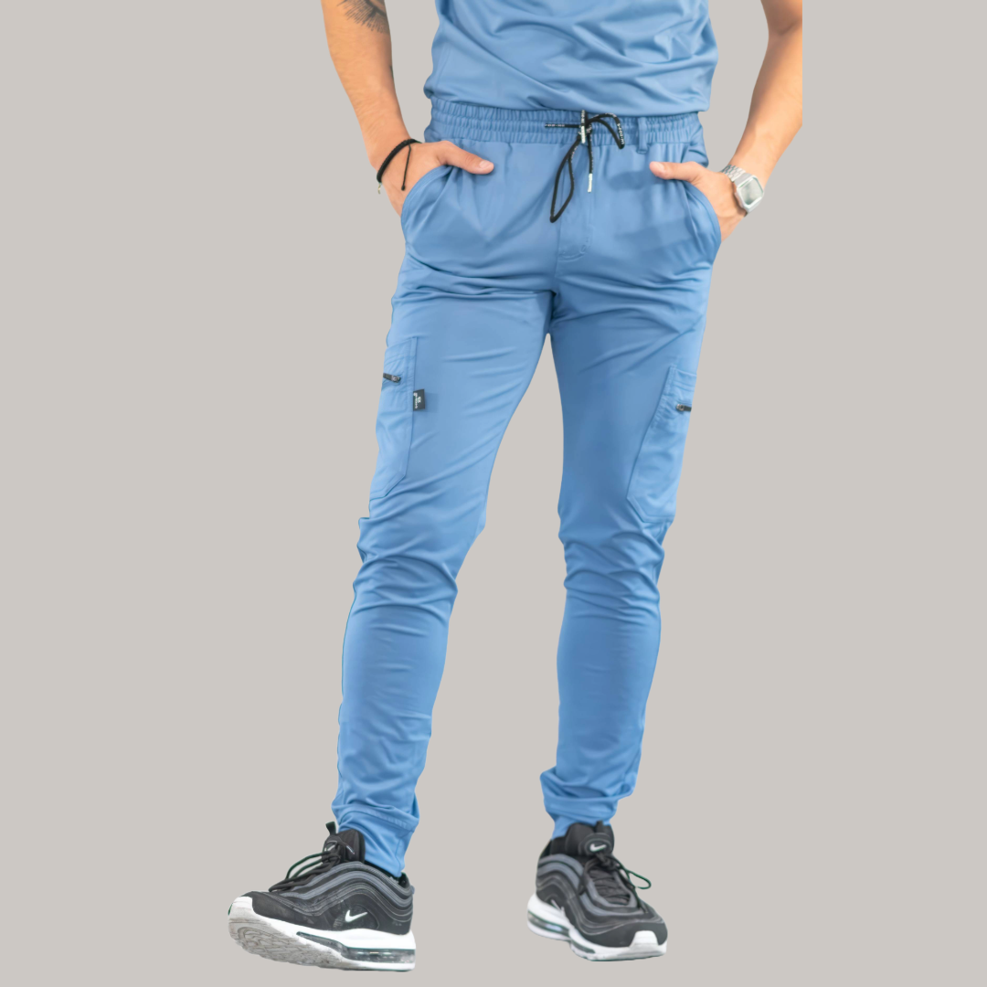 Jogger Quirúrgico Hombre Azul Plumbago, Scrubs 901