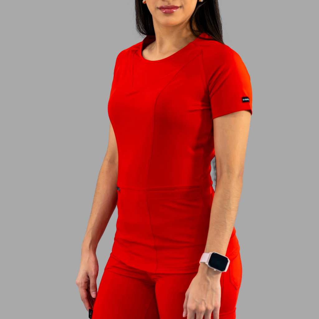 Filipina Quirúrgica Mujer Rojo, Super Stretch, Scrubs 901