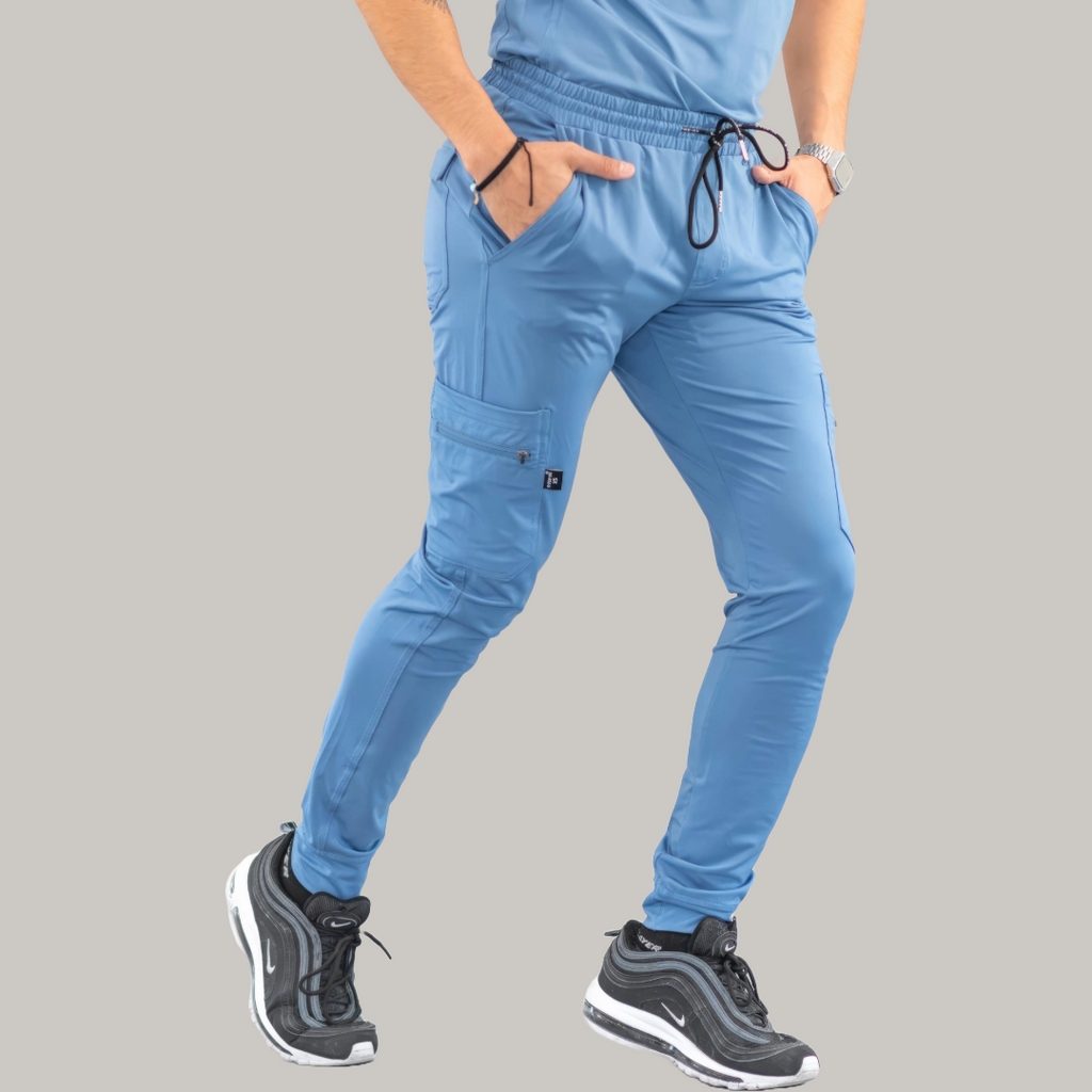 Jogger Quirúrgico Hombre Azul Plumbago, Scrubs 901