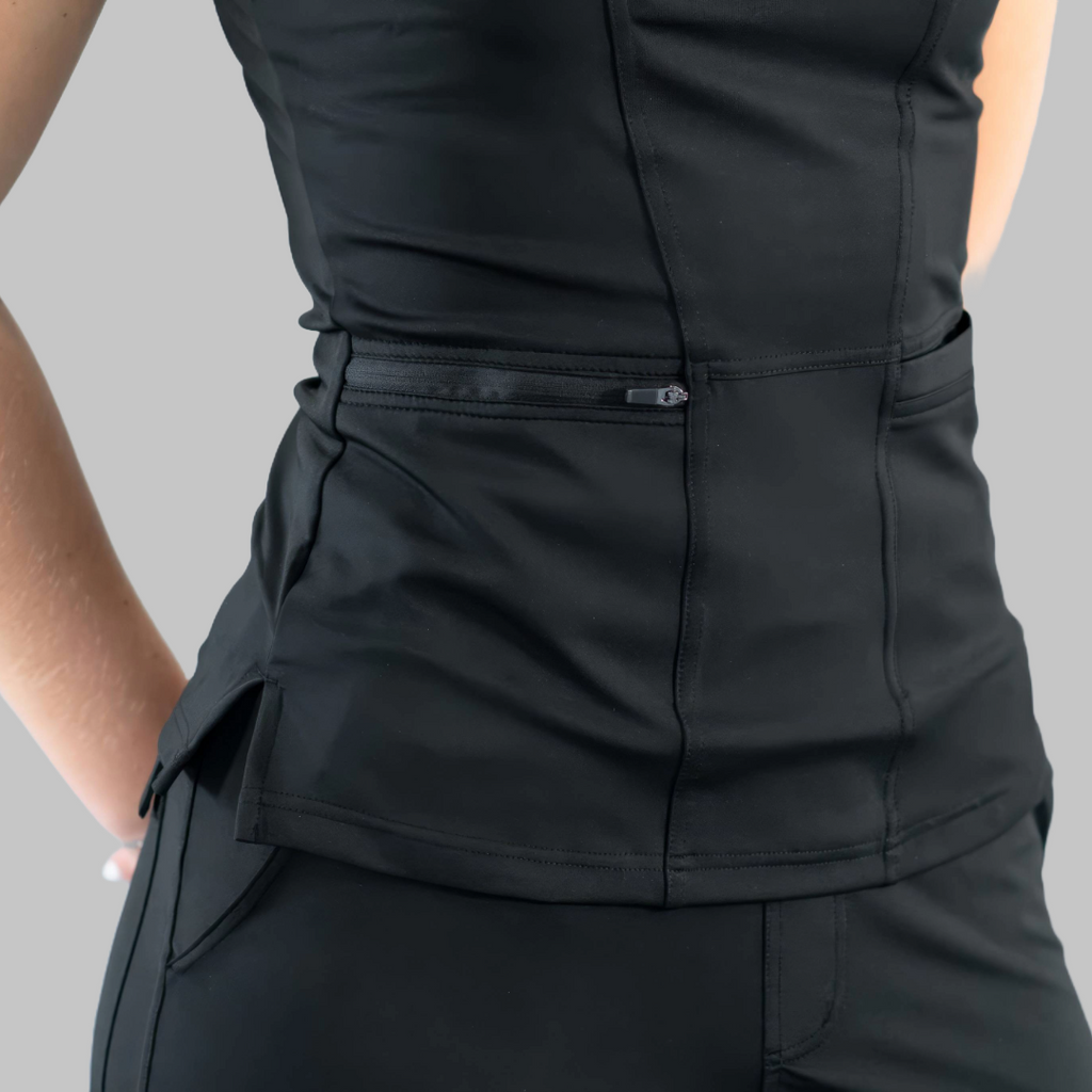 Filipina Quirurgica Negra Mujer Super Stretch, Scrubs 901