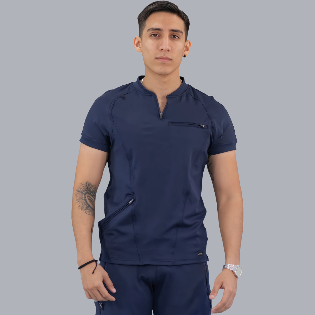 Conjunto Quirúrgico Super Stretch Hombre – Estilo 920 Azul Marino
