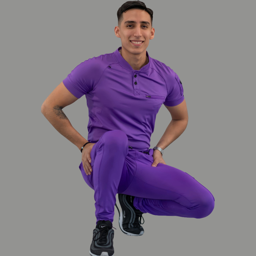 Filipina Quirúrgica Hombre Morado, Scrubs 901