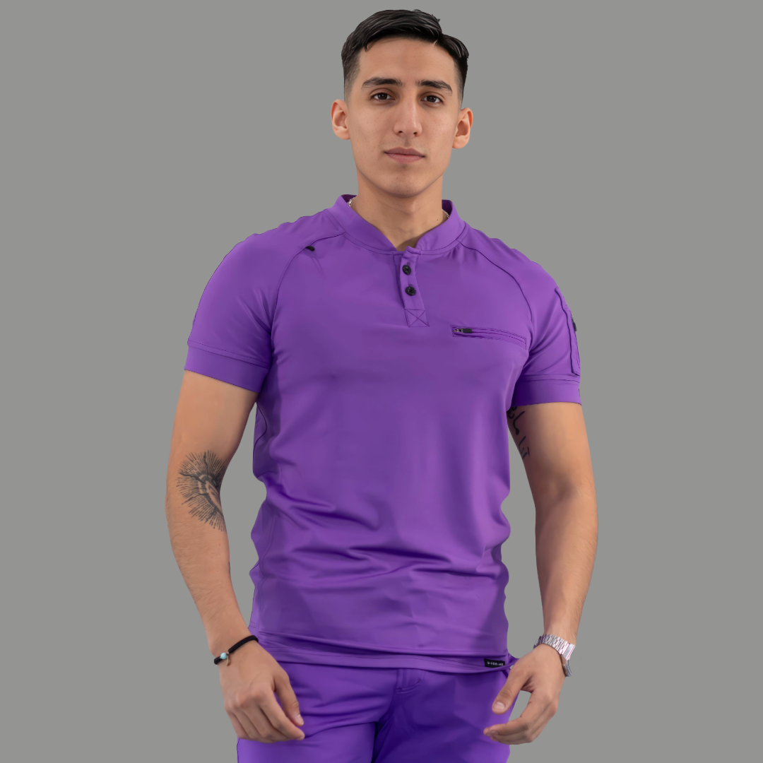 Filipina Quirúrgica Hombre Morado, Scrubs 901