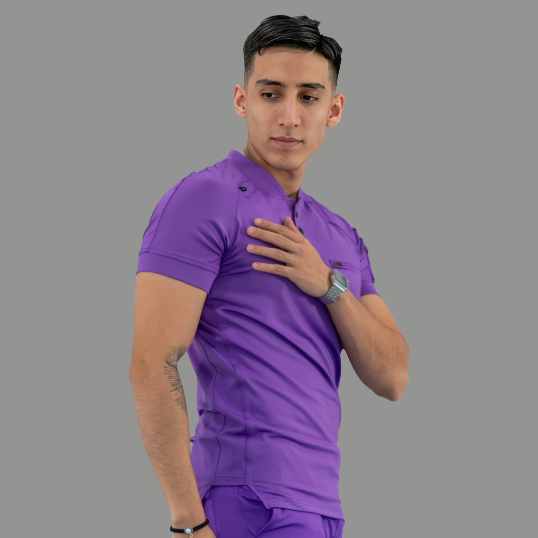 Filipina Quirúrgica Hombre Morado, Scrubs 901