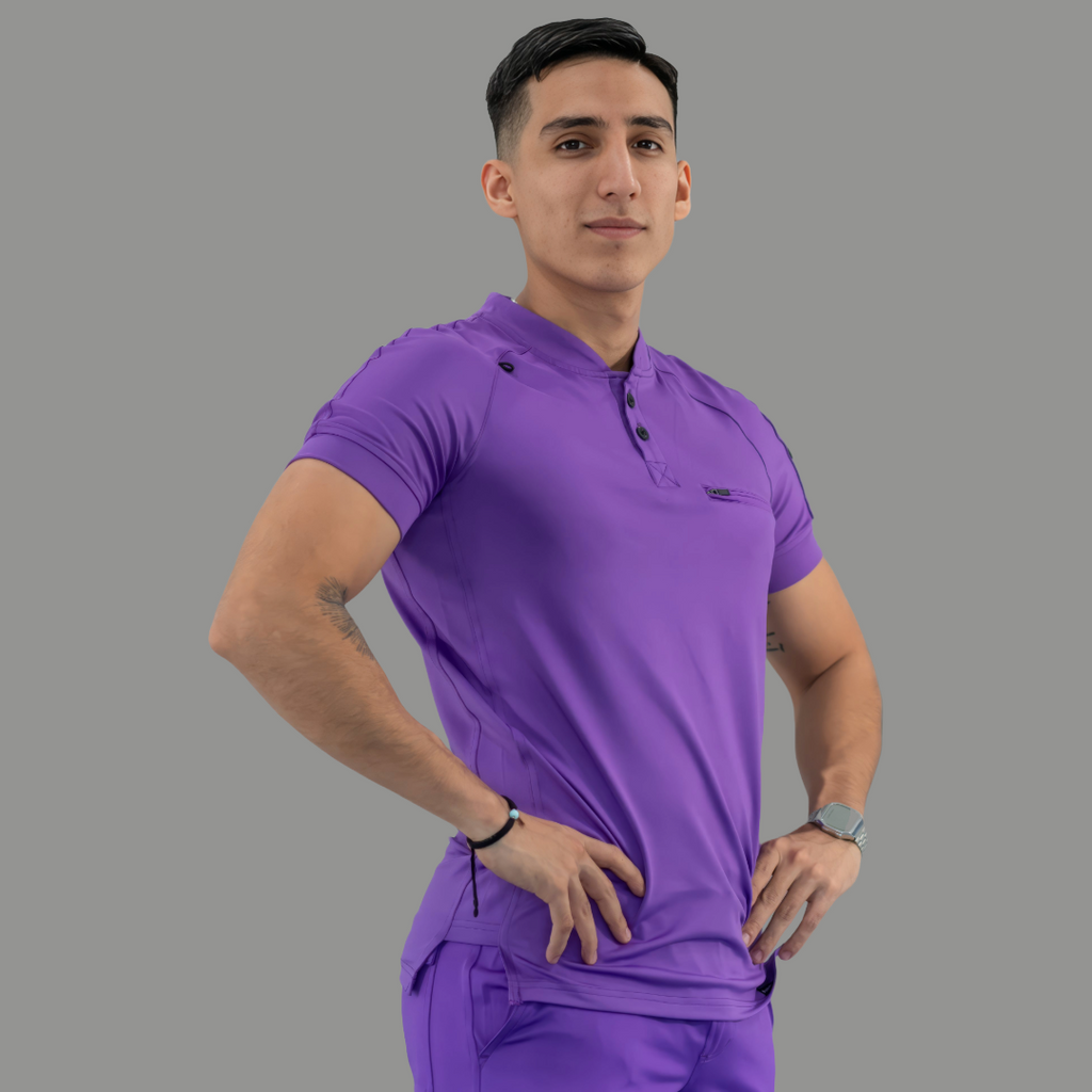 Filipina Quirúrgica Hombre Morado, Scrubs 901