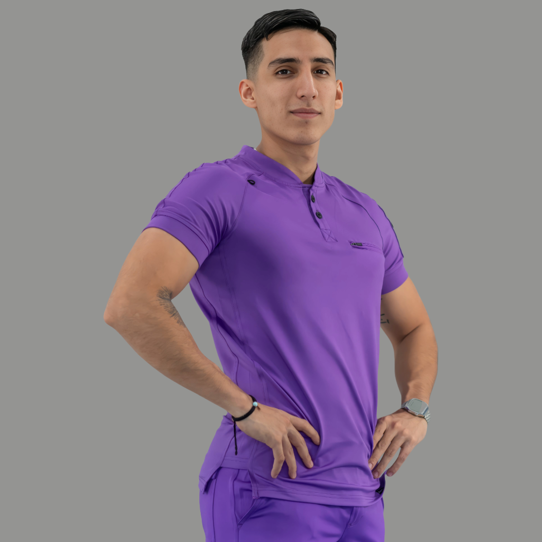Filipina Quirúrgica Hombre Morado, Scrubs 901