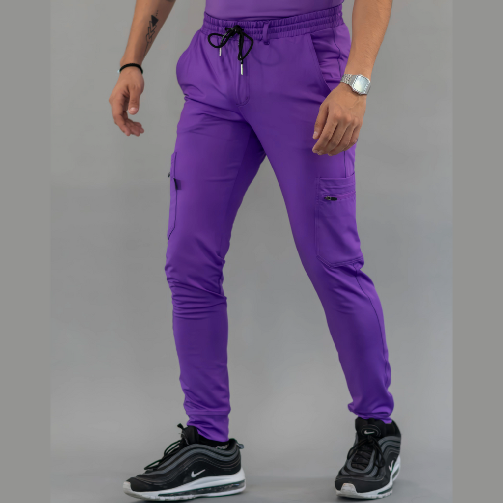 Jogger Super Stretch Hombre Morado, Scrubs 901