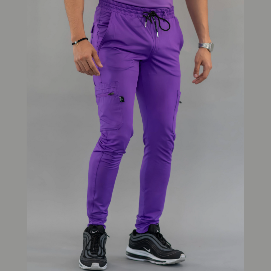Jogger Super Stretch Hombre Morado, Scrubs 901