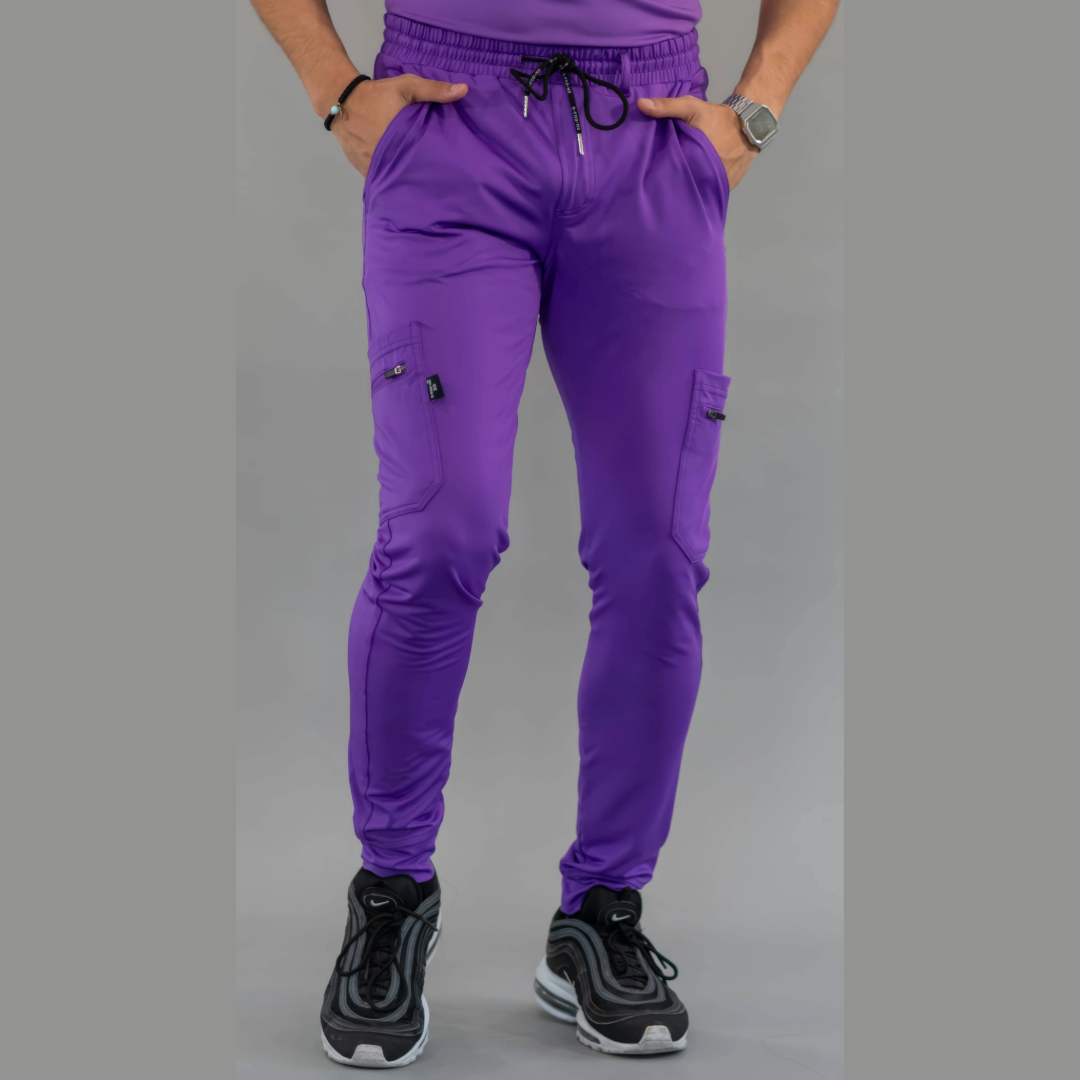 Jogger Super Stretch Hombre Morado, Scrubs 901