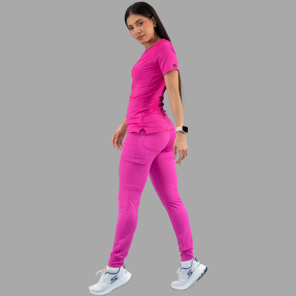 Jogger Quirurgico Fucsia Mujer, Super Stretch, Scrubs 901