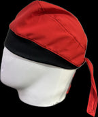 Gorro quirúrgico rojo stretch unisex Sandel Médica