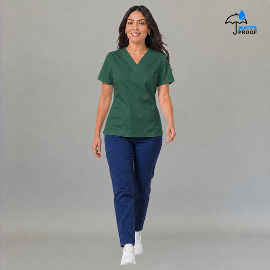 Filipina Verde Botella 502 Quirúrgica Mujer Antifluido FW