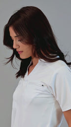 Pantalón Jogger Quirúrgico 511 Bambú Blanco Mujer