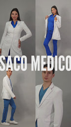Bata Médica Mujer Antifluido con Forro