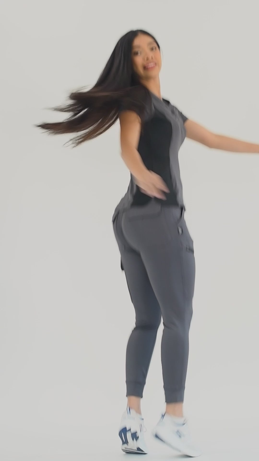 Jogger Quirúrgico Mujer Super Stretch Gris, Scrubs 905