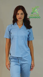 Filipina Quirúrgica 511 Bambú Azul Cielo Mujer