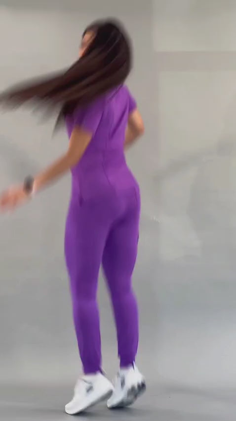 Jogger Quirúrgico Mujer Morado, Super Stretch, Scrubs 901