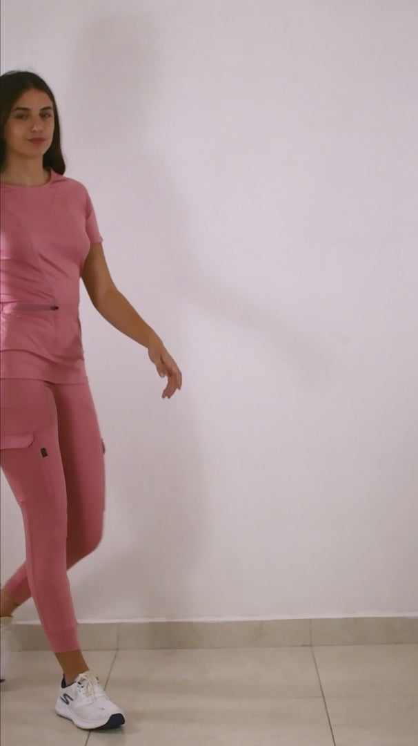 Jogger Quirúrgico, Scrubs Super Stretch Mujer 901 Palo de Rosa