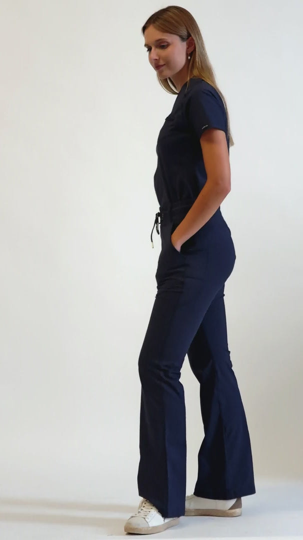 Filipina Quirúrgica 915 Mujer Super Stretch Azul Marino
