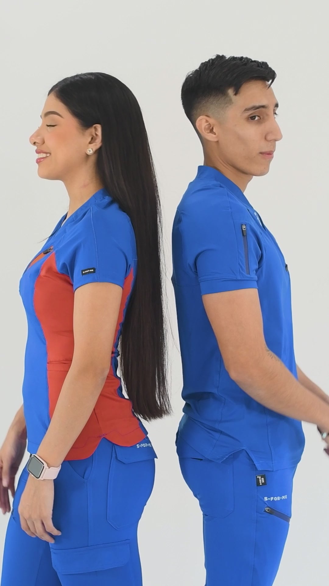 Filipina Super Stretch Hombre 905 Azul Rey/Chedron
