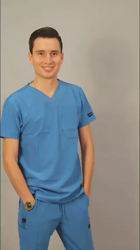 Filipina Hombre 530 Quirúrgica Azul Plumbago, Scrubs 530