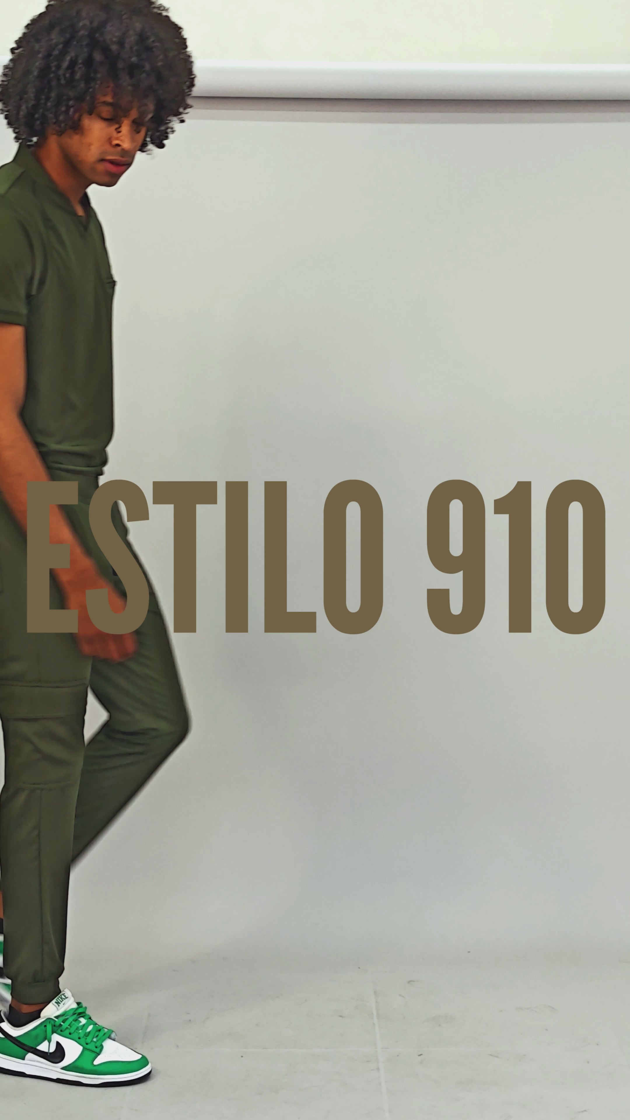 Filipina Quirurgica Hombre Verde Olivo Super Stretch, Scrubs Est. 910